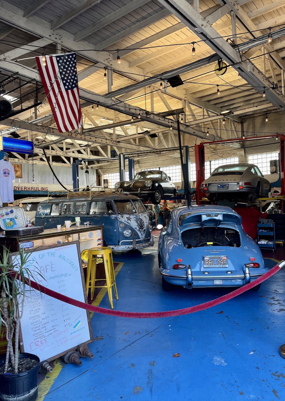 La baie de service du Garage Rivard